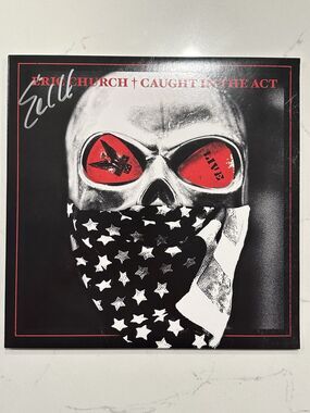 ERIC CHURCH Signed Caught In The Act Vinyl Record LP Autographed YELLOW